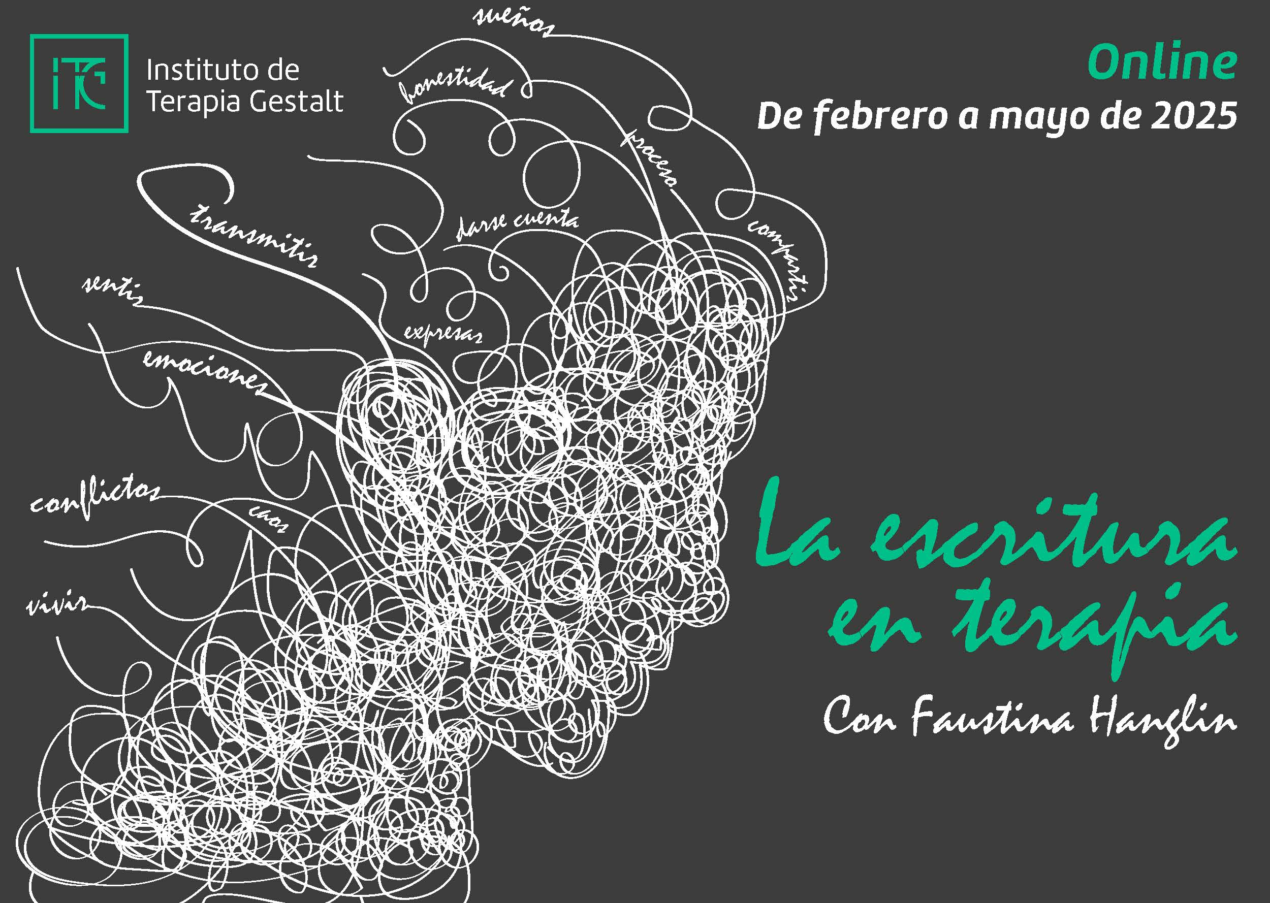 Curso (ONLINE): La escritura en Terapia. Con Faustina Hanglin